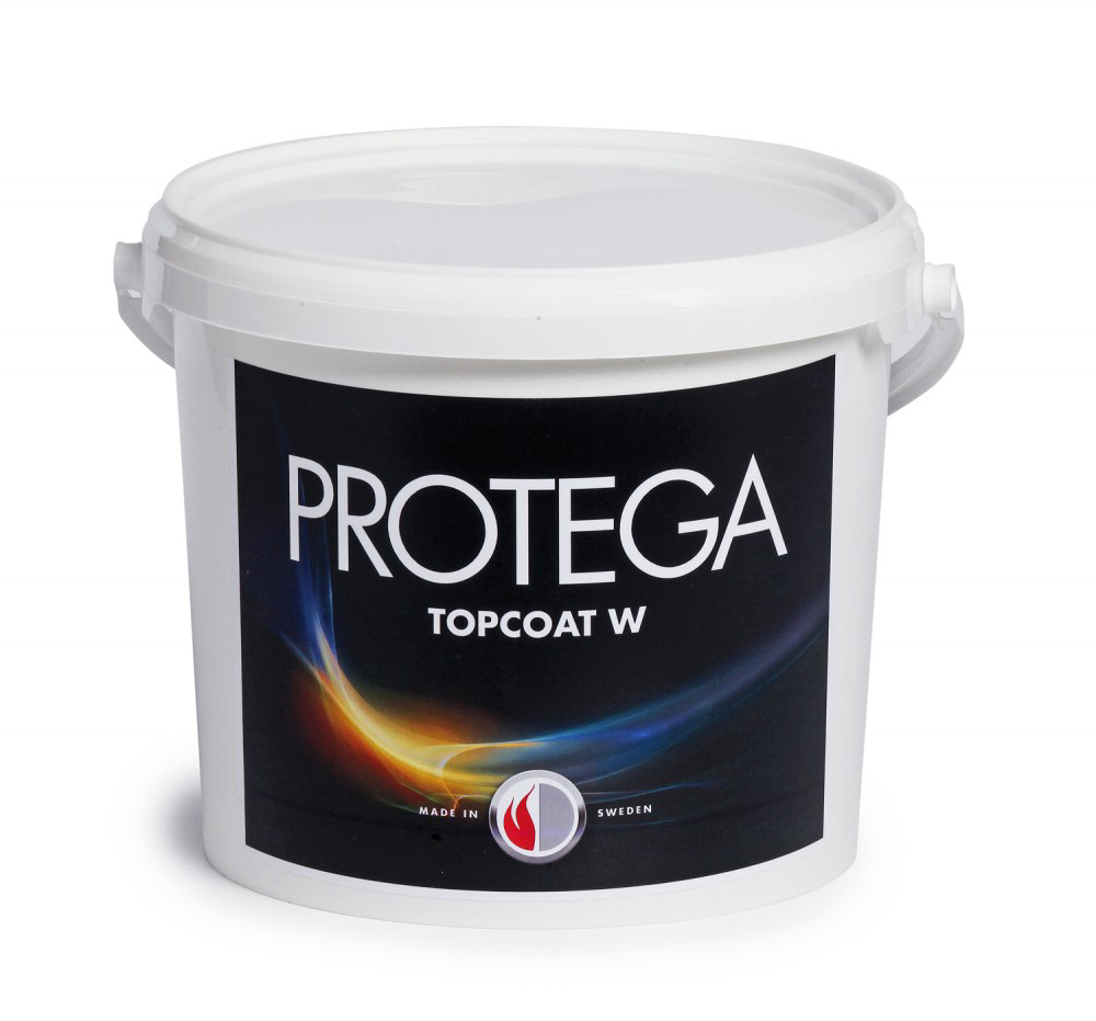 Protega Topcoat W Matt maling, valgfri mørk eller sterk farge