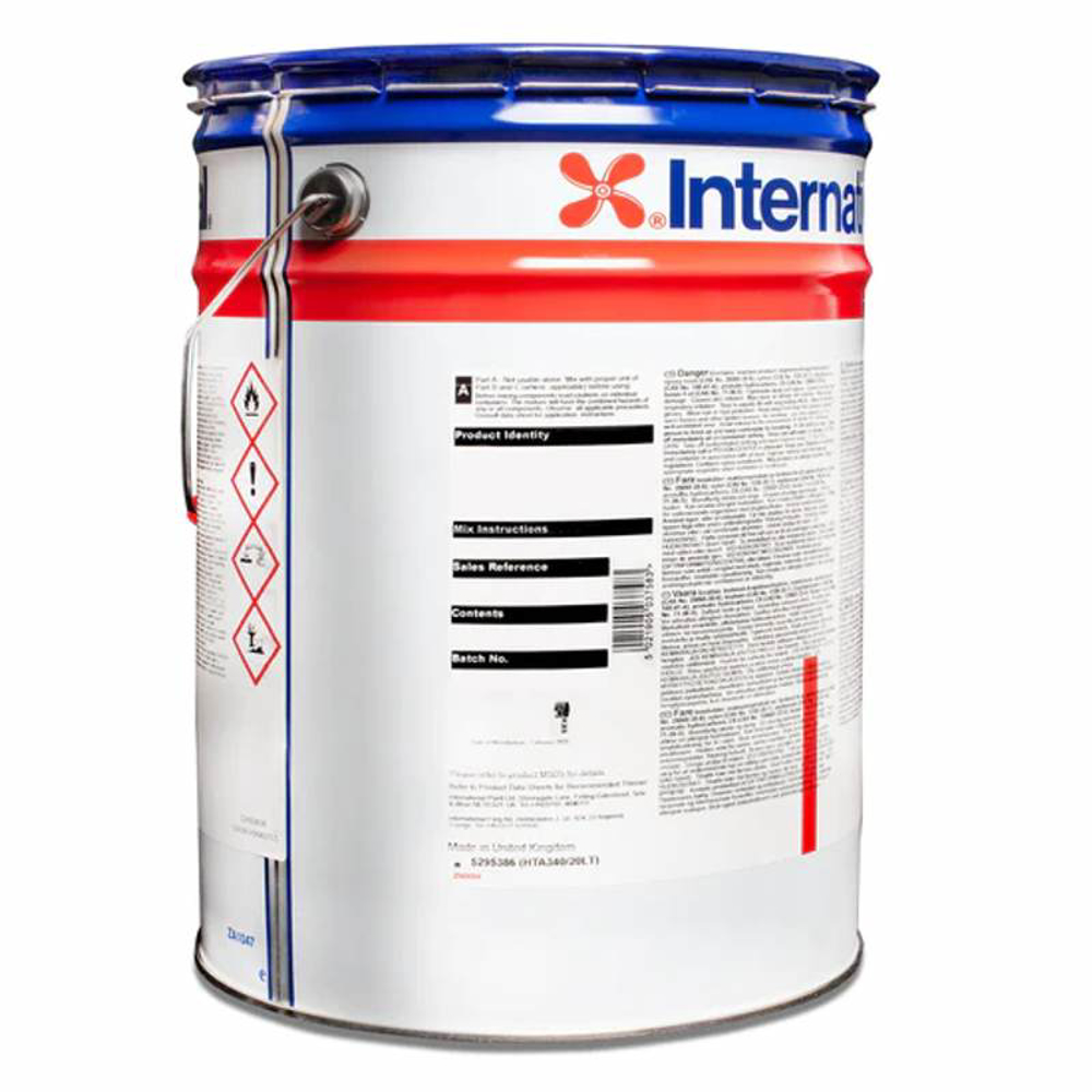 Interchar 404 Hvit, brannbeskyttende maling til stål