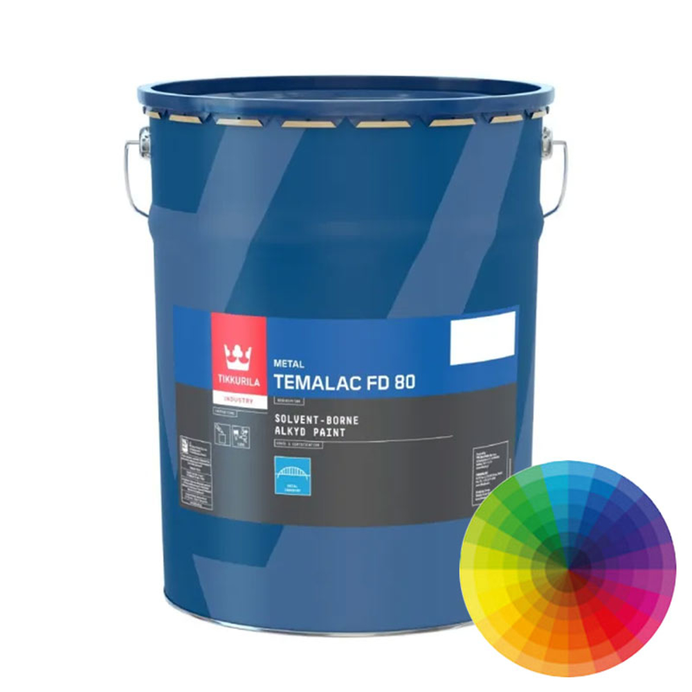 Temalac FD 80 1K blank alkydmaling til metall, Tikkurila